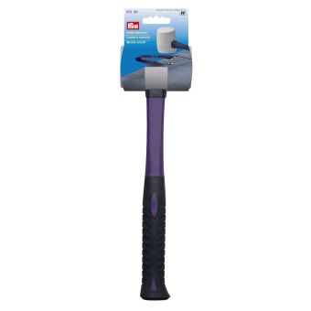 Prym gumové kladívko na ruční práce 250 g – fialová ergonomická rukojeť, průměr hlavy 4,5 cm