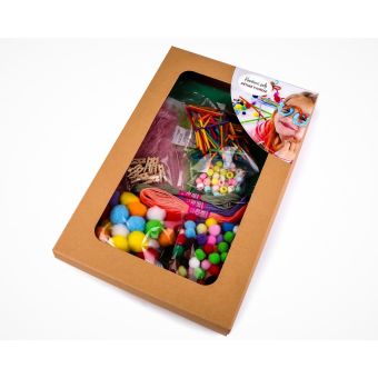 Kreativní dětská sada k tvoření 880193, krabice 22 x 34 cm, mix