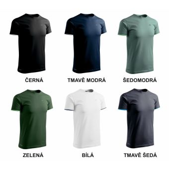 Pánské tričko VANDENBERG VDG00206 bavlněné, krátký rukáv, více barev, více velikostí