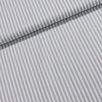 Bavlněné plátno Jolana JO003/07 šedý a bílý proužek 5mm, š.150cm (látka v metráži)