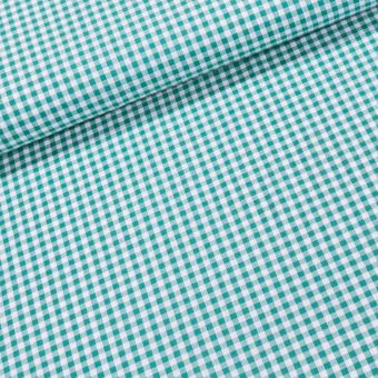 Bavlněný kanafas PEARL GREEN 0,5x0,5cm zelený, š.160cm (látka v metráži)