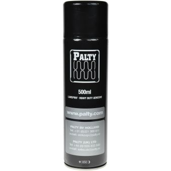 Čalounické lepidlo ve spreji PALTY HEAVY DUTY ADHESIVE, profesionální použití, vysoká pevnost, 500 ml

