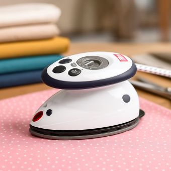 Napařovací žehlička MINI PRYM 611 915, cestovní, plynulé nastavení teploty, 500 g