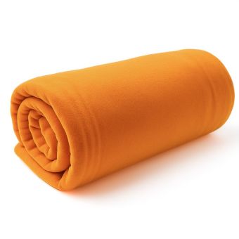 Deka fleece MyHouse UNI ORANŽOVÁ jednobarevná, 150x200cm