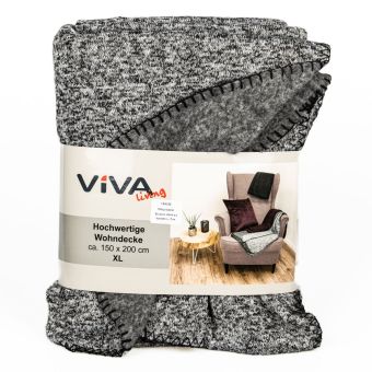 Deka FLEECE, šedý melír, 150x200cm