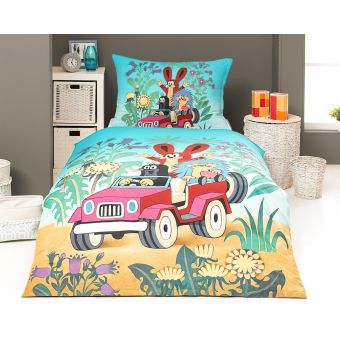 Dětské povlečení Matějovský KRTEK V AUTĚ  (Krteček) (více rozměrů, materiálů)