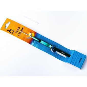 Háček na háčkování PONY, ocelový s ručkou 58906, velikost 1,75mm, délka 14cm