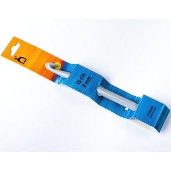 Háček na háčkování PONY, plastový 45668, velikost 9mm, délka 15cm