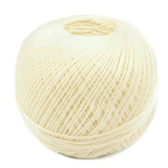 Pletací / háčkovací příze SNĚHURKA 710 smetanová, jednobarevná, 30g/200m