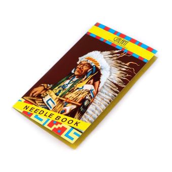 Jehly / sada jehel mapka INDIÁN GALANT a navlékač nití, 25 kusů (mix velikostí)