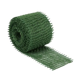Jutový dekorační pásek TMAVĚ ZELENÝ 2520/662, šířka 4cm, návin 3m