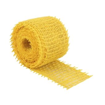 Jutový dekorační pásek ŽLUTÝ 2520/110, šířka 4cm, návin 3m