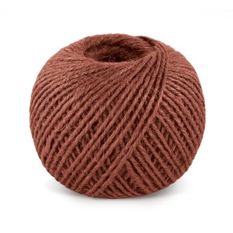 Jutový motouz, špagát ČERVENÝ 2524/290, 200g, průměr 1,75mm, návin 130m