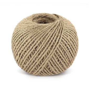 Jutový motouz, špagát PŘÍRODNÍ, REŽNÁ 2254/101, 200g, průměr 1,75mm, návin 130m