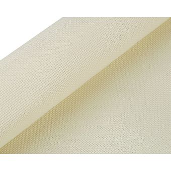 Vyšívací látka KANAVA 5 jednobarevná vanilková 380634/2, š.50cm (látka v metráži)