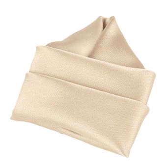 Kapesníček do saka saténový 900009/6 krémový, jemně lesklý 