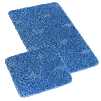 Koupelnová předložka BANY, CHRPA TMAVĚ MODRÁ (více rozměrů)