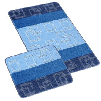 Koupelnová předložka BANY, KOSTKY MODRÉ (více rozměrů)