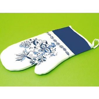 Kuchyňská chňapka CIBULÁK, modrobílá, 28x18cm