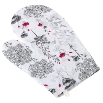 Kuchyňská chňapka DITA 405, ŠEDÉ VĚTVIČKY, 28x18cm