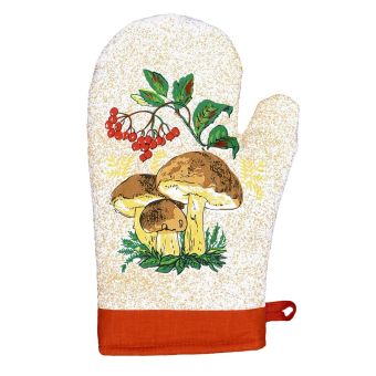 Kuchyňská chňapka HOUBY, teracota, 28x18cm