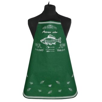 Kuchyňská zástěra PETRŮV ZDAR, zelená, 63x80cm