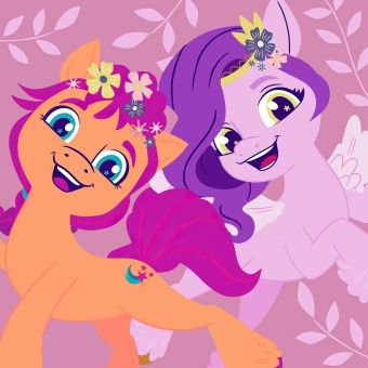 Magický dětský froté ručník LITTLE PON, růžový, 30x30cm