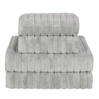 Mikrofroté ručník MIKRO DELUXE, šedý, 50x95cm