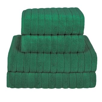 Mikrofroté ručník MIKRO DELUXE, tmavě zelený, 50x95cm