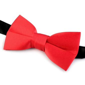 Motýlek dětský chlapecký červený, saténový, 720693/1