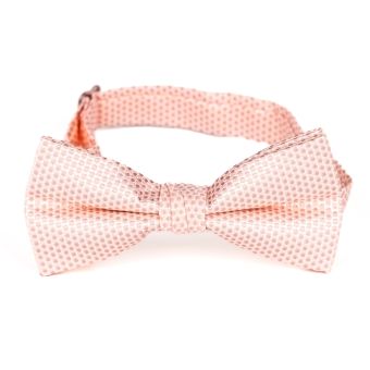 Motýlek pánský AMJ vzorovaný, světlý lososový / puntíkovaný MP419