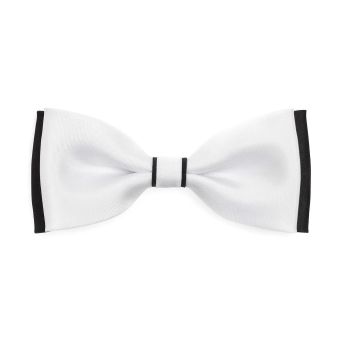 Pánský motýlek do tanečních Avantgard 553-123, bílo-černý