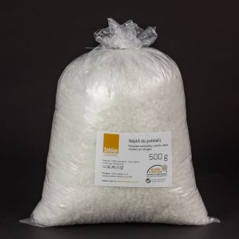 Polyesterové kuličky z dutého vlákna 500g, náplň do polštářů