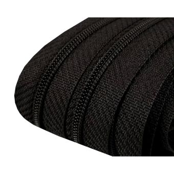 Nekonečný zip spirálový POL 050716/332 černý, šířka 3 mm (v metráži)