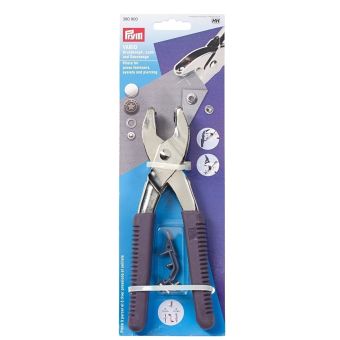Nýtovací a děrovací kleště Vario PRYM 390900 na druky a průchodky, kovové, 8,5 x 20cm