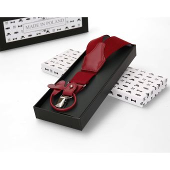 Šle pánské RANGER Dg35.089, délka 120cm, šíře 3,5cm, tvar Y, vínové