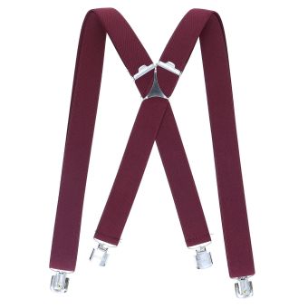 Šle pánské RANGER Dt30.043, délka 130cm, šíře 3cm, tvar X, bordó