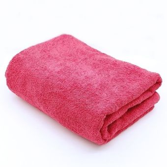 Plážová osuška BIG jednobarevná růžová, froté, 100x180cm