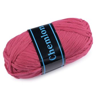 Pletací / háčkovací příze Ariadne CHEMLONKA 027 růžová, jednobarevná, 50g/250m