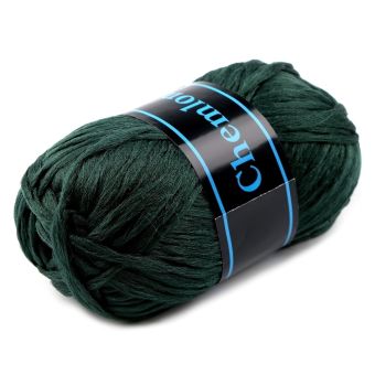 Pletací / háčkovací příze Ariadne CHEMLONKA 688 tmavě zelená piniova, jednobarevná, 50g/250m