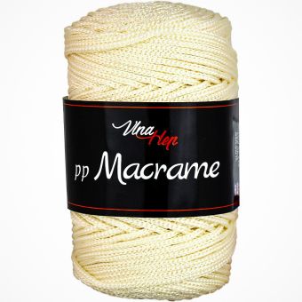 Pletací / háčkovací příze Vlna-Hep PP MACRAME 4173 krémová, jednobarevná, 100g/85m