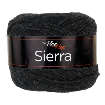 Pletací / háčkovací příze Vlna-Hep SIERRA 6001 černá, jednobarevná, klasická 150g/450m