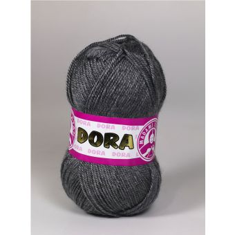 Pletací příze Madame Tricote paris DORA 009 tmavě šedá, klasická, 100g/250m