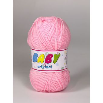 Pletací příze Storex BABY ORIGINAL 17 růžová, klasická, 50g/220m