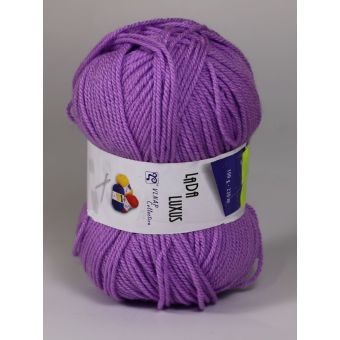 Pletací příze Vlnap LADA LUXUS 53111 fialová, klasická, 100g/230m
