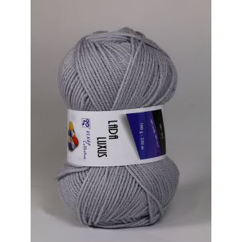 Pletací příze Vlnap LADA LUXUS 56177 světle šedá, klasická, 100g/230m