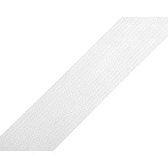 Popruh bavlněný 490011/1101 bílý, šíře 3cm (popruh v metráži)