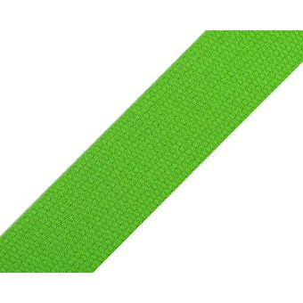 Popruh bavlněný 490011/4861 jarně zelený, šíře 3cm (popruh v metráži)