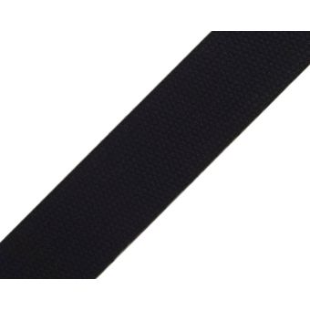Popruh bavlněný 490011/7001 černý, šíře 3cm (popruh v metráži)