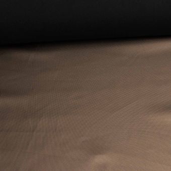 Potahová látka, čalounická koženka se semišovým podkladem NATURHAVEN D3-B, lesklá, hnědá síť, š.145cm, 430g/m2 (látka v metráži)